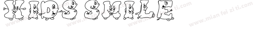 kids smile字体转换